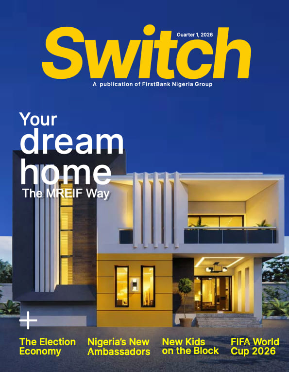 Cover of Switch magazine, Quarter 1 2026, headline “Your dream home, the MREIF way”.